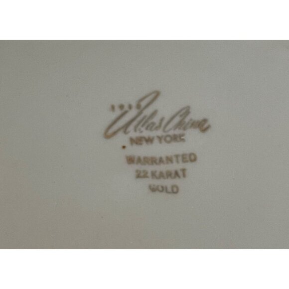 Atlas China New York 22 Kt Gold Trim Bless This House Decorative Plate 8 Inch - Picture 6 of 7